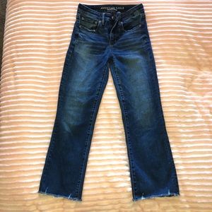 American Eagle Crop Flare Jeans